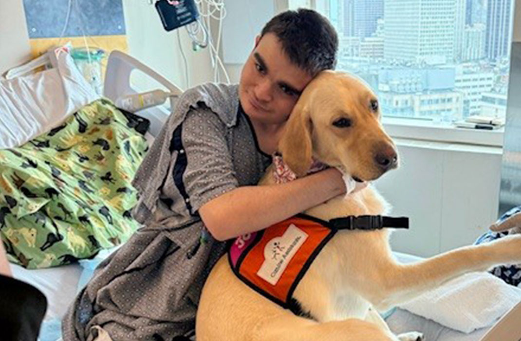 Facility Dog Eases Journey for Pediatric Patient Undergoing Three Spinal Surgeries in Six Months