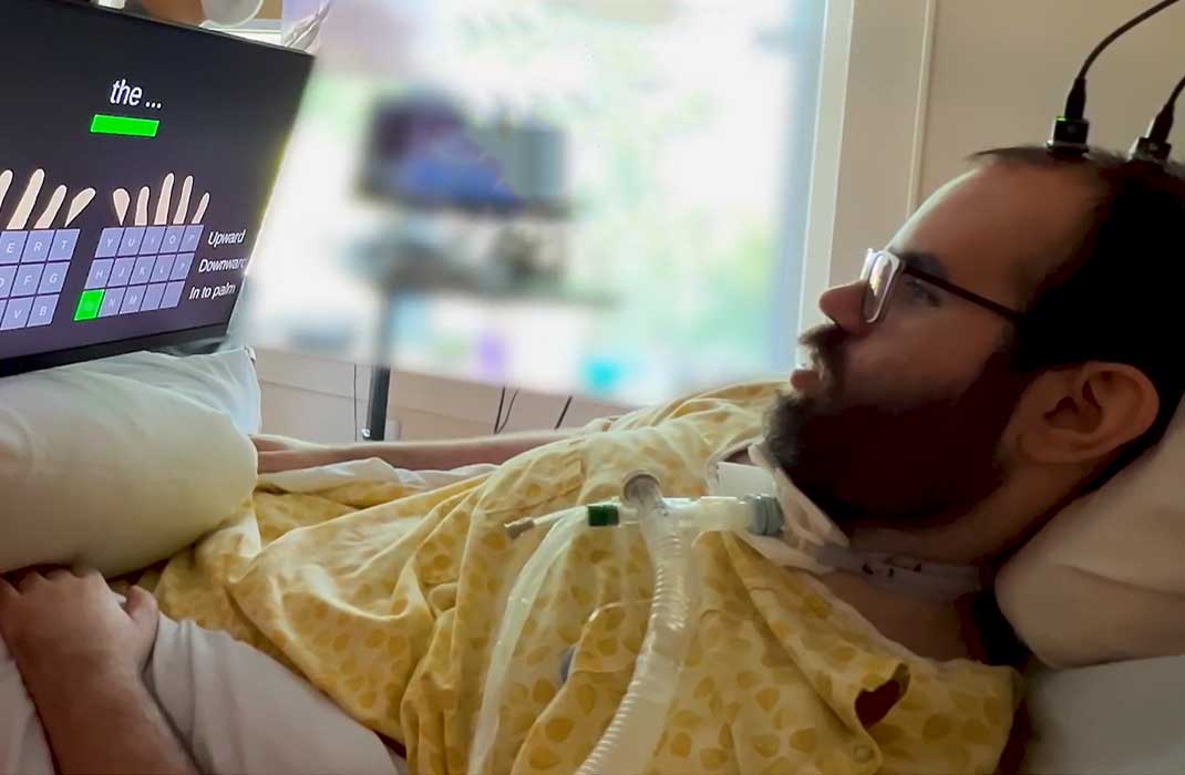 Brain Computer Interface Enables Rapid Communication for Two People with Paralysis