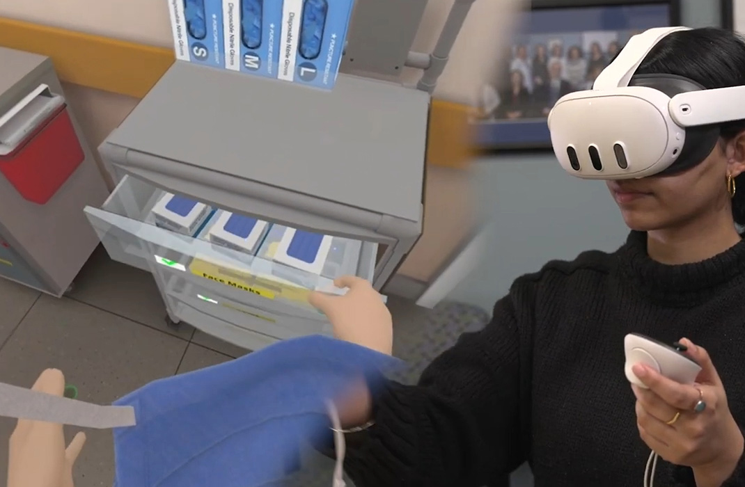 New Virtual Reality Training Tool Combats Contamination of Portable Medical Equipment