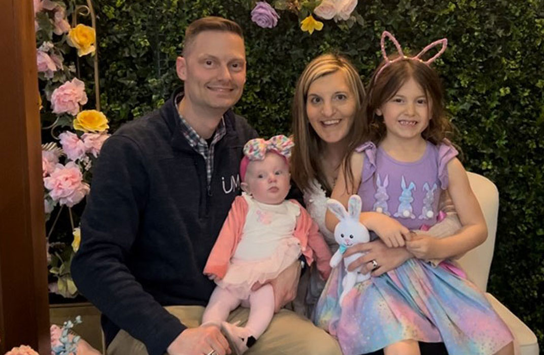 Roy and Stefania Frost with their daughters, Juliet and Sofia
