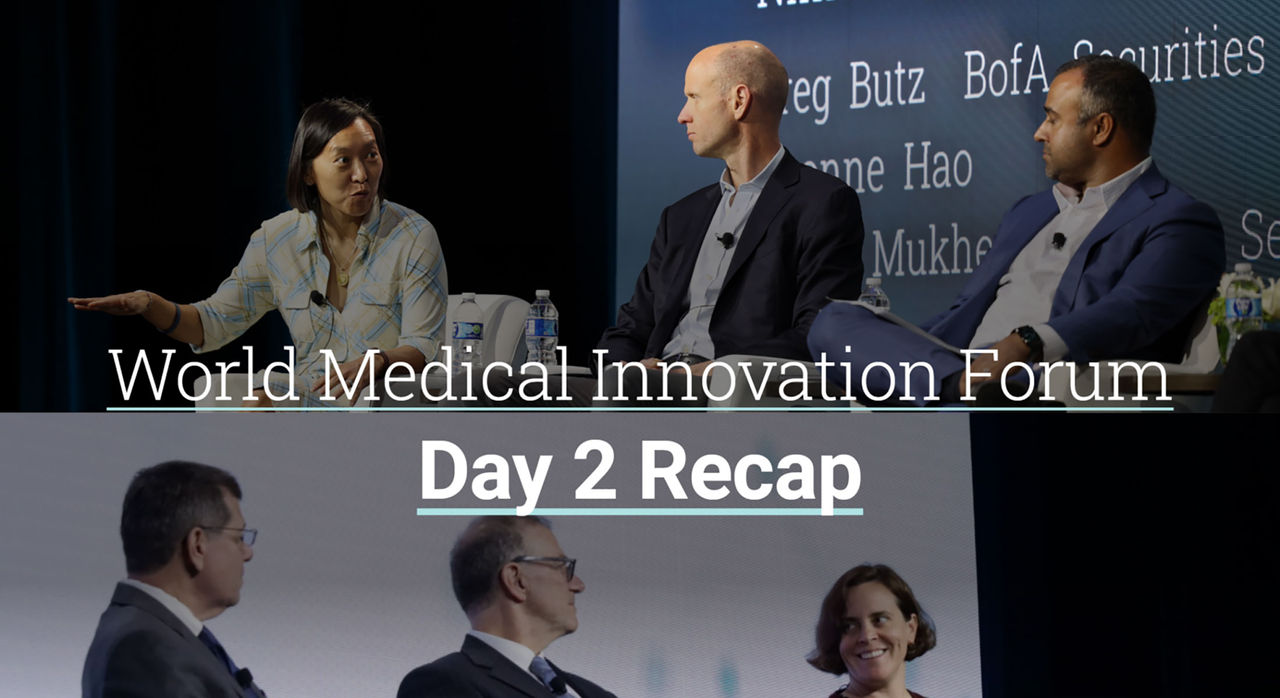 Panelists from Day 2 of the 2023 World Medical Innovation Forum 