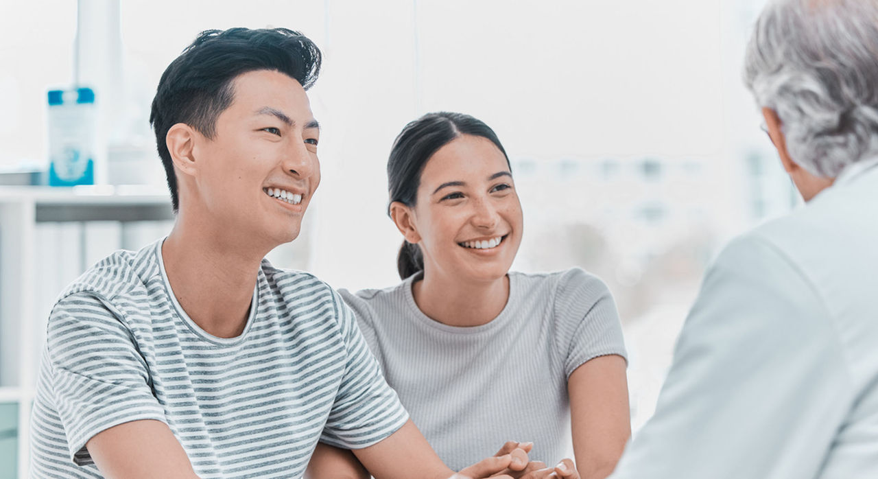 Couple explores egg donation for infertility.