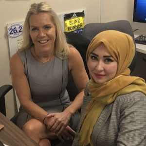 Jenifer Whitmore and Heba Abu Samra
