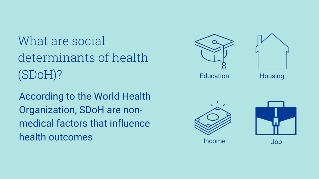 Bitterman Infographic - What are social determinants of health (SDoH)? 