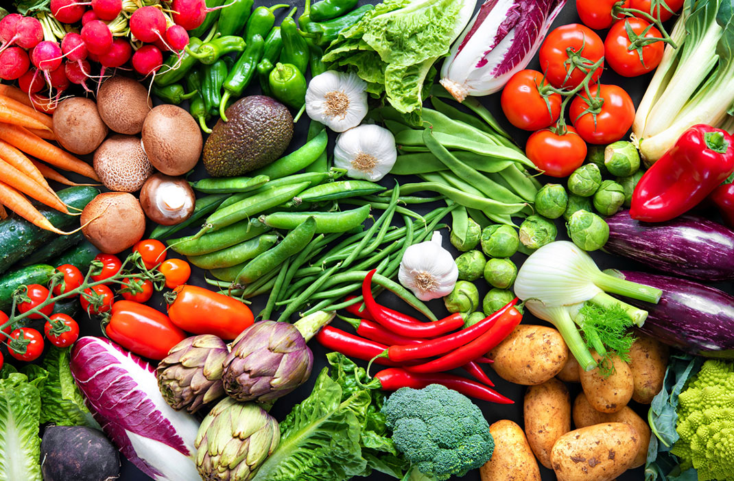 Heart healthy vegetables. 