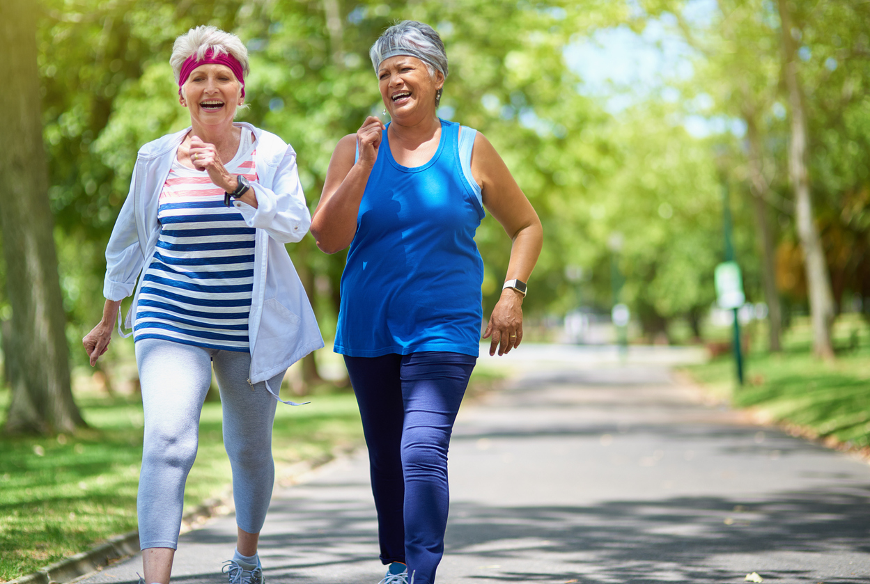 Women exercising to prevent osteoporosis
