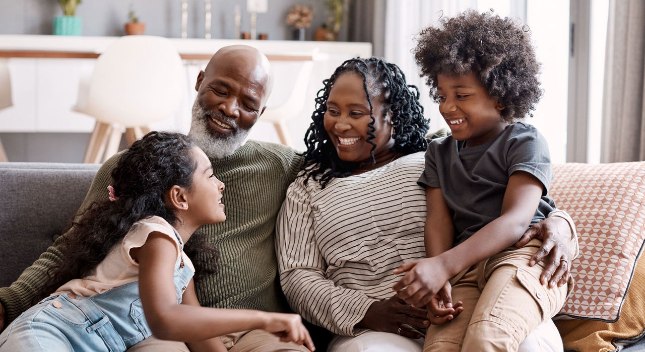 Parents with children at home