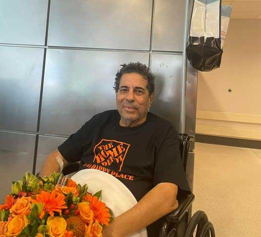 Chuck being discharged from Mass General.