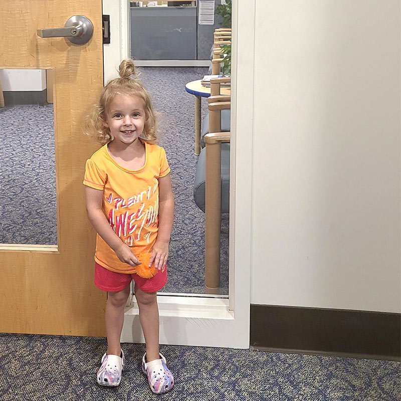 Evlyn at Mass General for Children Pediatric Neurosurgery Department
