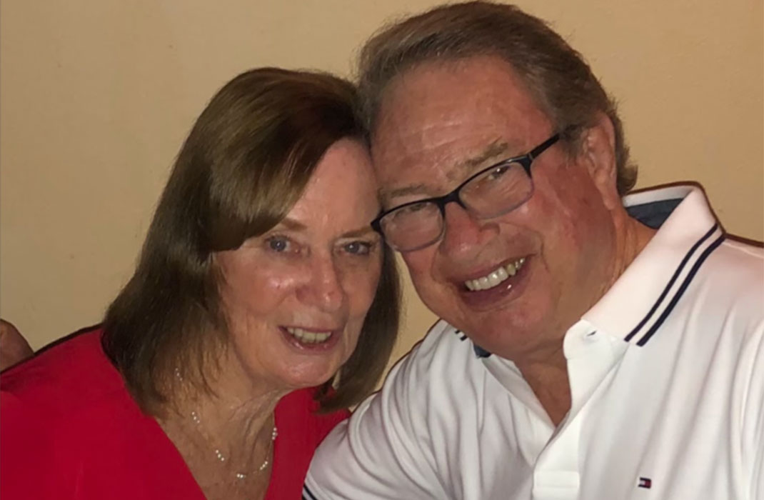 John Wilson with his wife Joanne