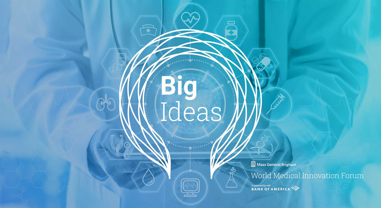 Logo for the Big Ideas list at the World Medical Innovation Forum.