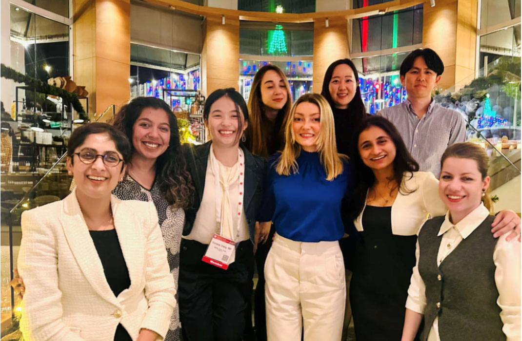 Salvia Jain (far left) and her research team
