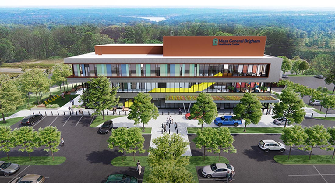 rendering of Mass General Brigham ambulatory site