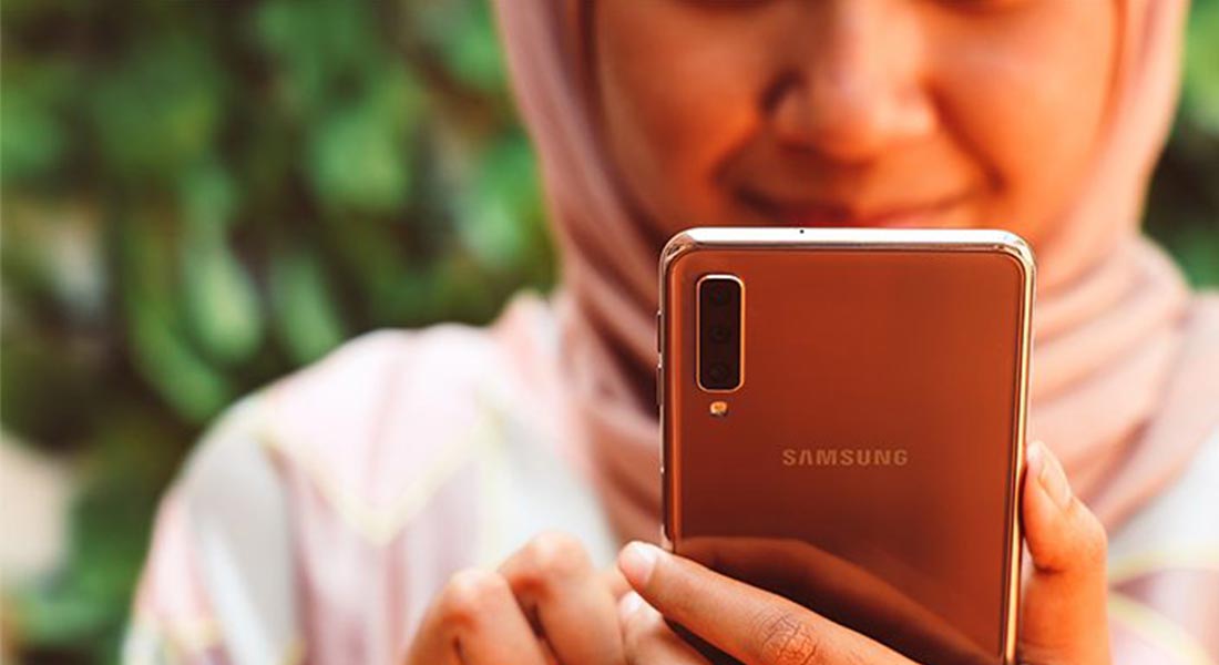 woman using cellphone