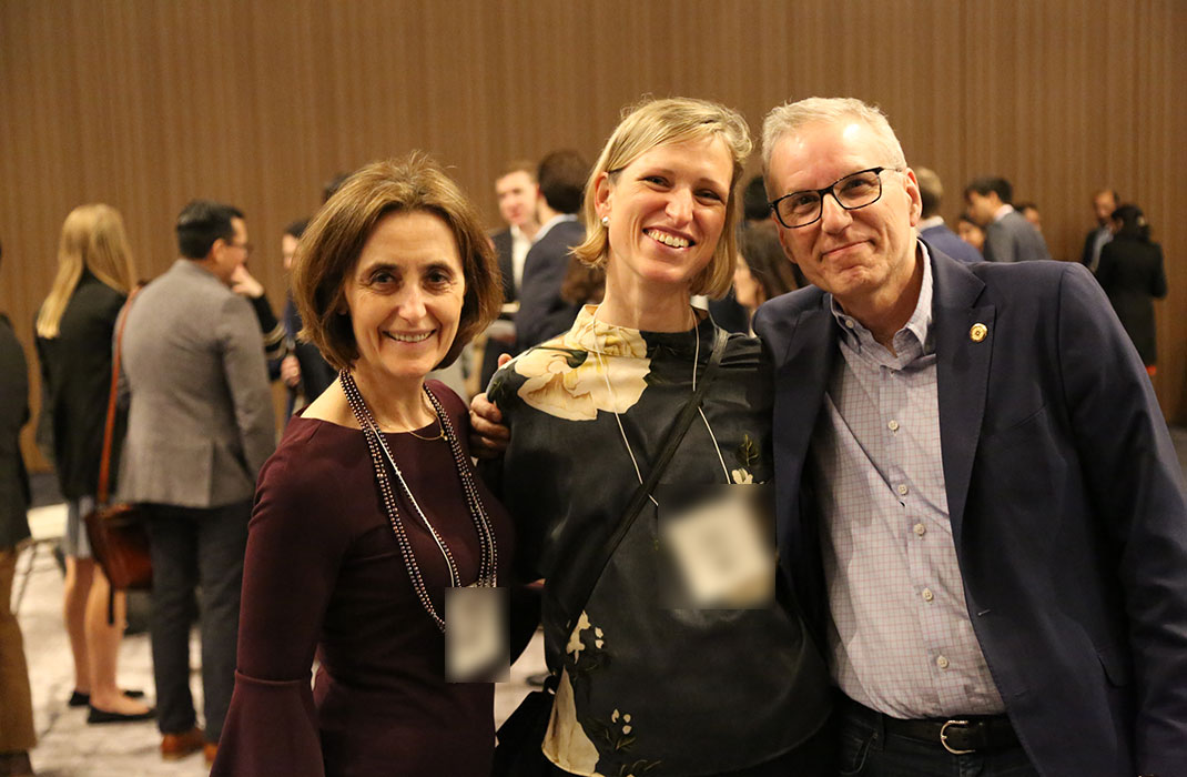 Mass General Brigham neurology alumni socializing at a reunion