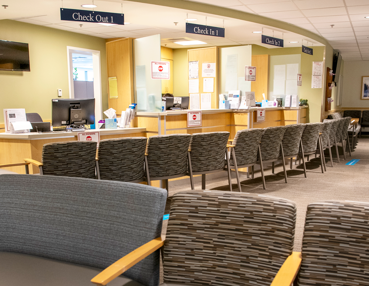Urology clinic waiting area