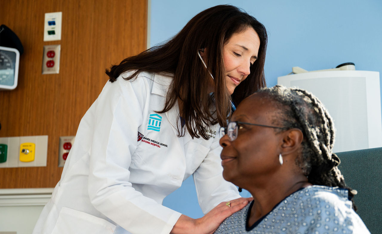 Kerry Reynolds, MD with patient.