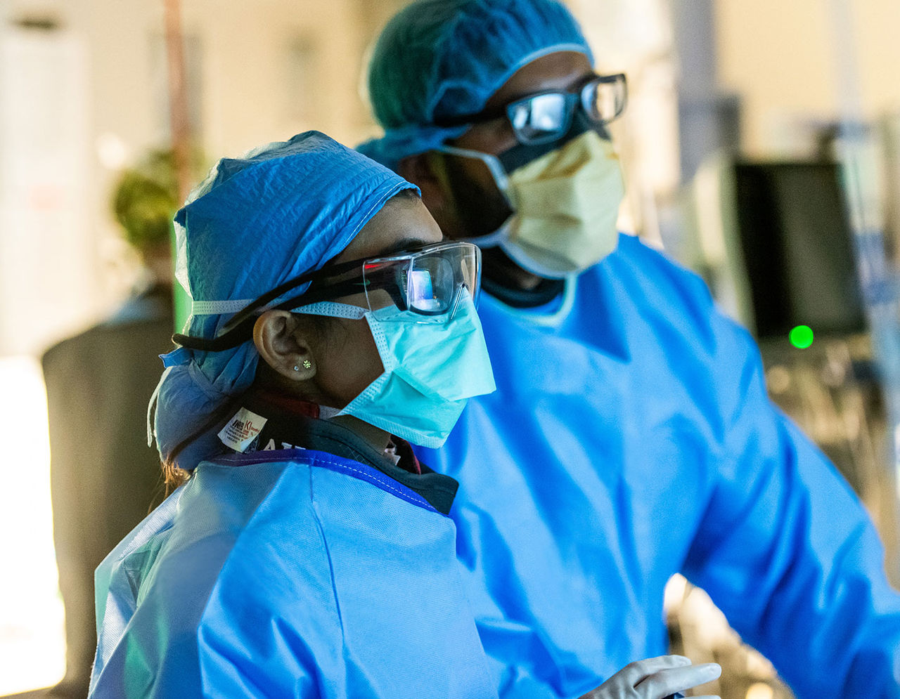 heart providers in operating room