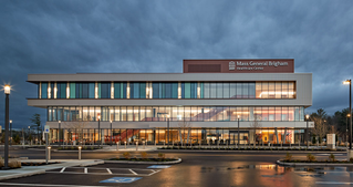 Integrated Care building at night
