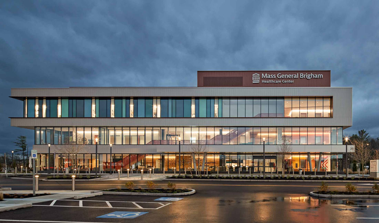 Mass General Brigham Integrated Care building at the Salem, NH location