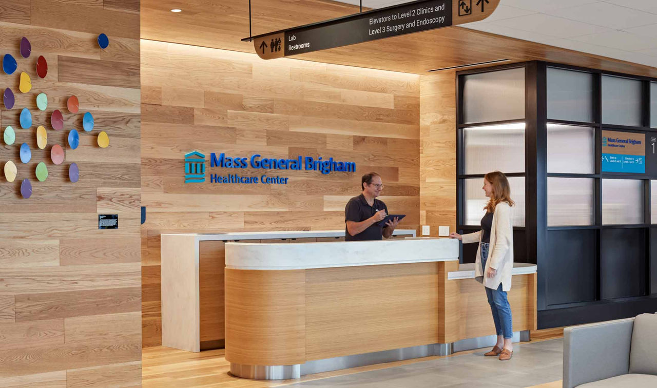 Lobby at MGB Integrated Care - Salem, NH