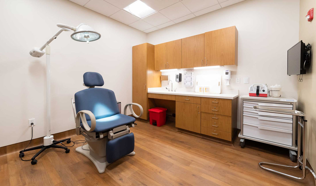 Natick Urgent Care Examining Room