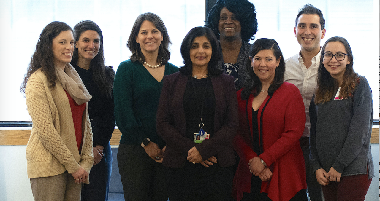 Staff members from the Mass General Brigham Pediatric MS Center
