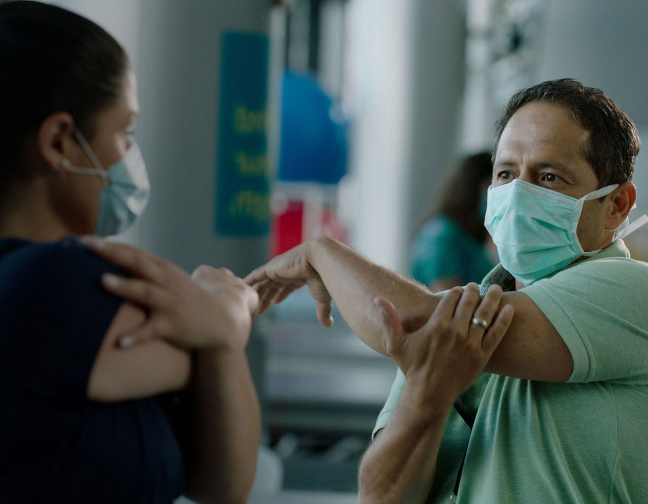 view of Mass General and surrounding buildings in Boston along Charles River