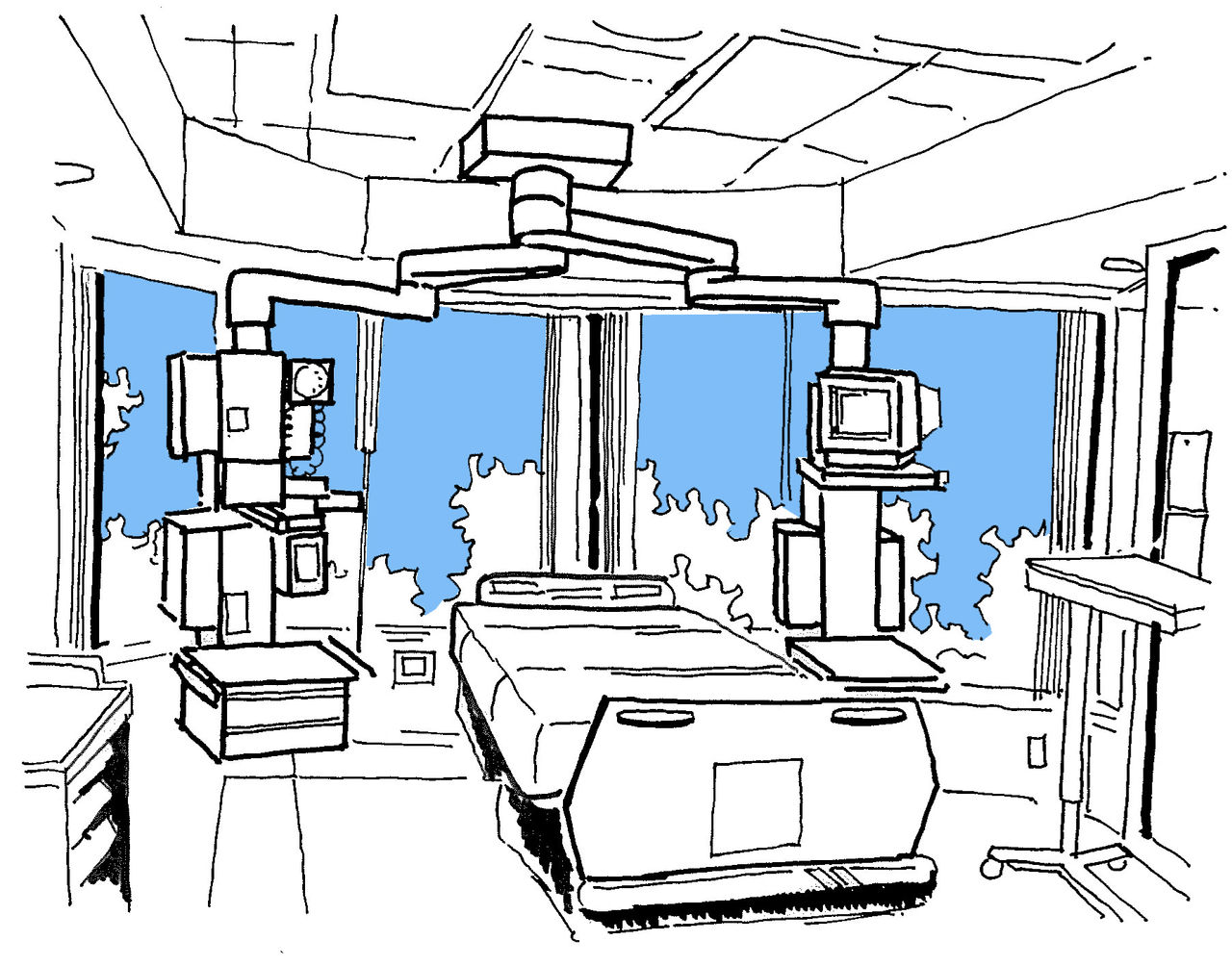 Health design lab ICU sketch