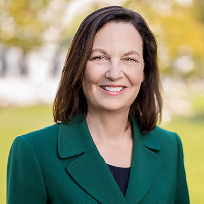 A headshot of Elizabeth Karlson, MD
