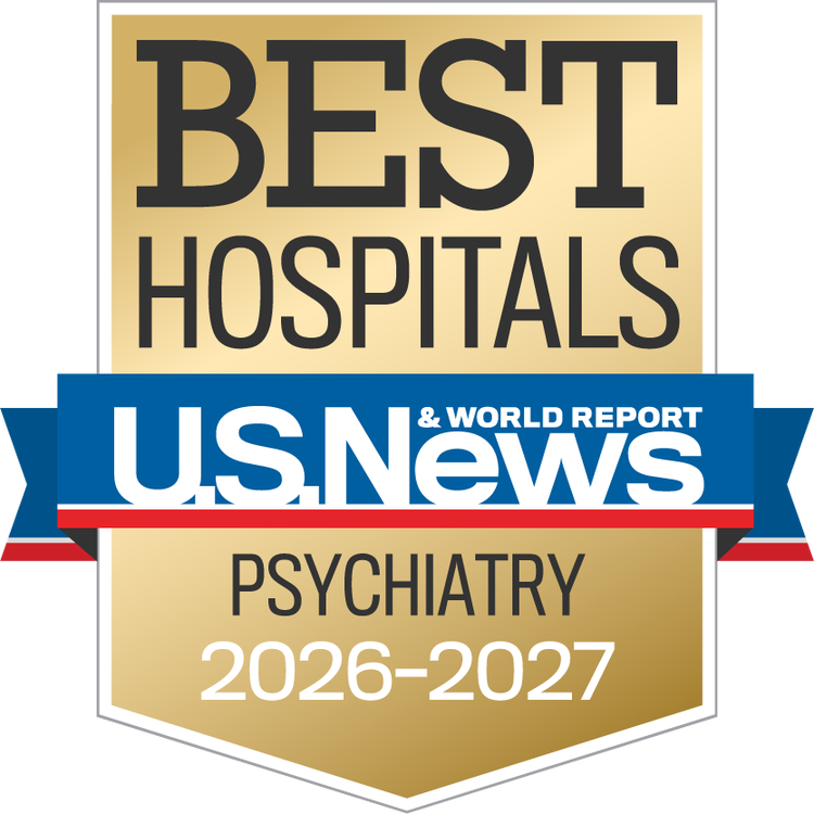US News &amp; World Report Best Hospitals Psychiatry badge